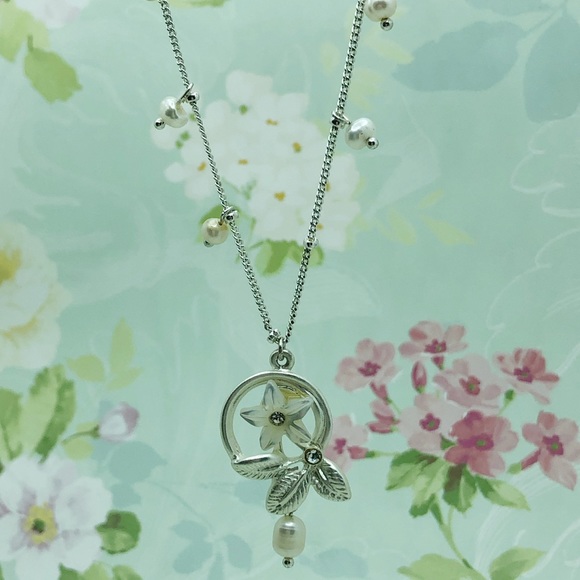 S925 sliver with pearl necklace - Picture 2 of 2